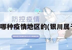 银川是哪种疫情地区的(银川属于疫情)