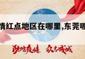 【东莞疫情红点地区在哪里,东莞哪里出现了疫情】